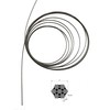 5 m wire rope, 1.5 mm, railing rope, stainless steel,