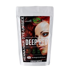 DEEP RED Henna Hair & Beard Color / Dye - The Henna Guys by The Henna Guys
