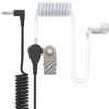 In-Ear Headphones Sound Tube 2.5 mm Transparent incl. Clip