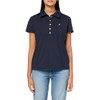 Nautica Jeans Women's Soft Touch Polo, Night Sky, S