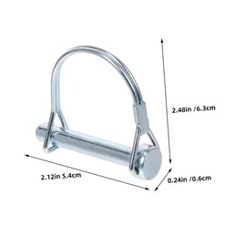 BUGUUYO 6pcs Locking Pin for Trailers Safety Coupler Pins for Farm and Garden Equipment Durable Easy Installation Versatile Usage