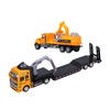 1:50 Engineering Trailer Model Toys Movable Arm Vehicle Model Set