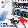 PeakTech Insulated 5 A Crocodile Clip With 4 mm Connectors,