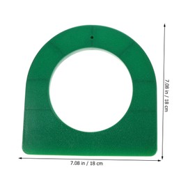 Sosoport 2pcs Portable Putting Cup Training Aid for Golf Practice Skills Anywhere Golf Enthusiasts Flag Colors for Home and Gym Use Random Color