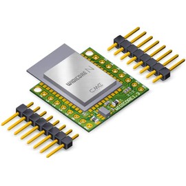 CME WIDI Core N - Smart (BLE) Breakout Board that Implements High Quality MIDI via Bluetooth Low Energy as Developed by CME with Integrated PCB Antenna and Unequipped Pin Header