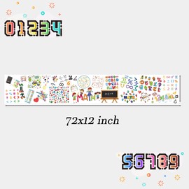 Yunahoo Math Table Runners Decorations 2 Pieces I Love Math Birthday Baby Shower Party Favors Supplies Class Party Carnival Events Prize Table Decorative Cove