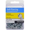HILLMAN 35263 White Painted Hex Washer-Head Self-Piercing Screws (#7 x