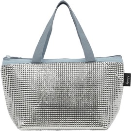 Cooler Bag, Handbag, Bag-in-Bag, Small, Portable, Aluminum Material, Mini Lunch Bag, Cooler Bag, Small Bento Box, Banana, Drink, Rice Ball Case, Bento Bag (1, Small)