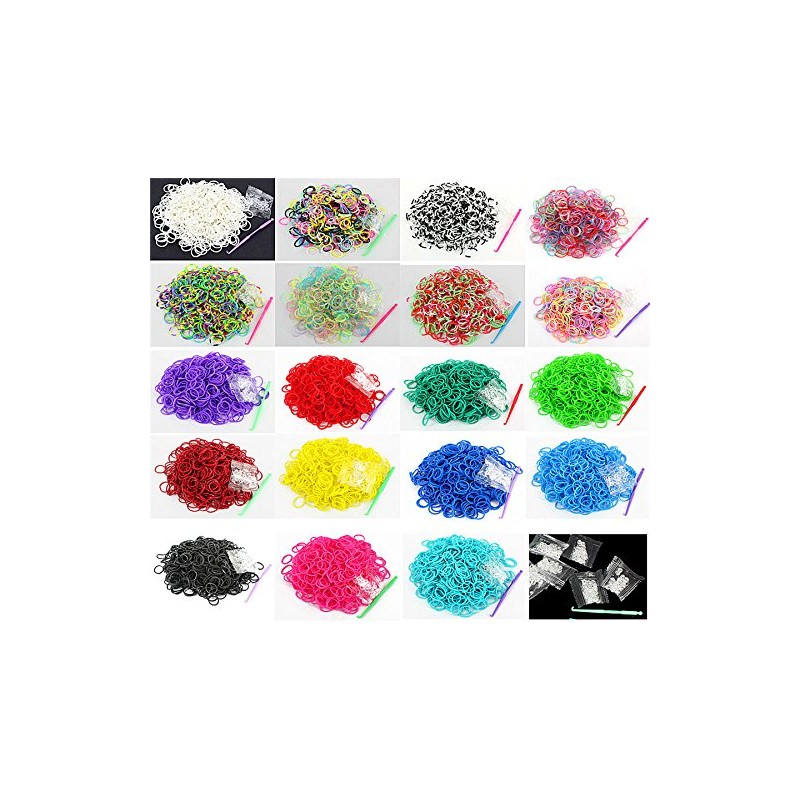 Salome Idea Rubber Bands -3000pcs Rubber Loom Bands Barcelet Making