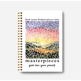 Guymn Inspirational Christian Notebook Journal - Christian Spiral Journal Notebook, Inspirational Notebooks, 5.5×8.3 Bible Journal, Prayer Journal for Women, 164 Pages