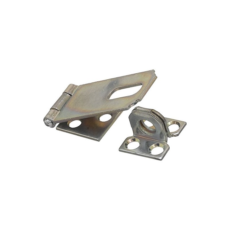 National Hardware N102-145 30 Safety Hasps in Zinc, 2-1/2"