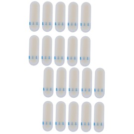 LALAFINA 20pcs Gel Back Heel Pads for High Heels Anti-skid Cushion Stickers for Foot Care Blister Resistant Gel Inserts for Women for Loose Shoes and Walks