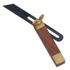 Mini Hardwood Sliding Bevel with Brass Inlay Carpentry Model Making