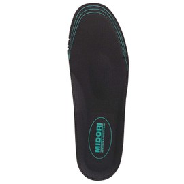 Midori Anzen Men's Insoles with Step Prevention Board, Black