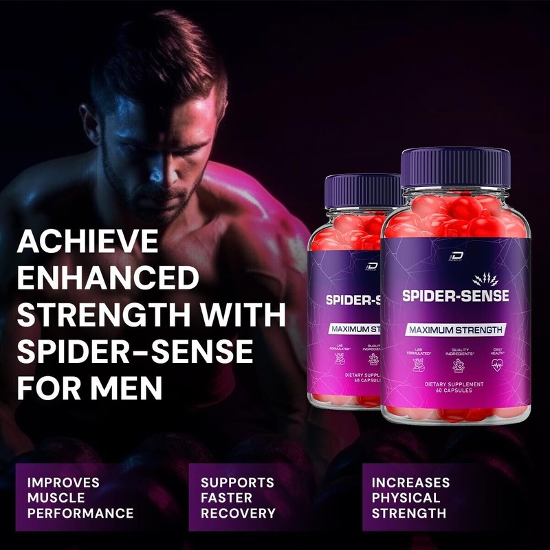 Spider Sense (2 Pack) Spider Sense Gummies for Men –