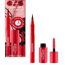 One Size Eyeliner and Mascara: Mini Fantasize Mascara and Mini Point Made Liquid Eyeliner in Bodacious Black