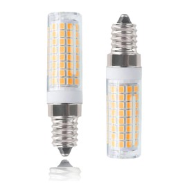 E14 LED Bulb dimmable 7W E14 European Base Bulb Equivalent 75W Incandescent Bulb, 110V T3/T4 E14 Light Bulbs for Cooker Hood Bulb Turkish lamp Bulb, E14 Socket Light Bulb Warm White 3000K (2 Pack)