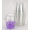 GOLDEN APPLE Cup series, 9oz Clear Plastic cups with Dome