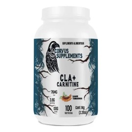Cla  Carnitina 1kg En Polvo Corvus Suplemento 100servicios                                                                                            