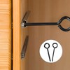 PENGJINYU 10 PCS Black Standard Hex Dogging Key with Full