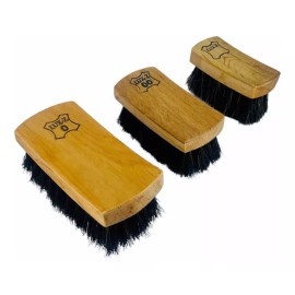 Lux-z Cepillos De Cerdas Naturales Para Bolear Calzado Pack De 3