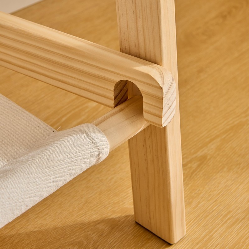 BALANBO Kids Clothes Rack,Foldable Solid Wood Small Baby Clothes Rack