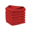 Elegant Comfort Premium Turkish Cotton 6 Pack Washcloths Set -