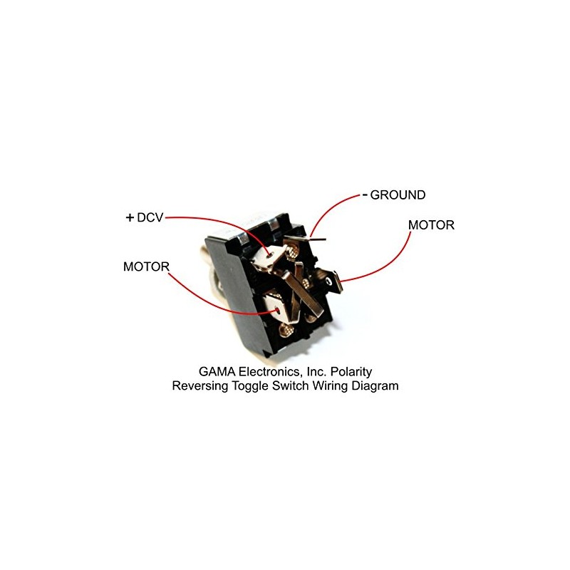 30 Amp Toggle Switch 3 Position Reverse Polarity DC Motor