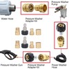 Pressure Washer Adapter Set Water Pipe Quick Disconnect Kit Fittings
