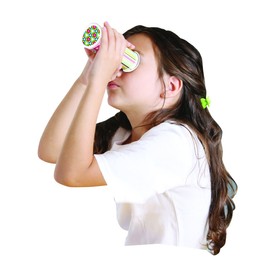 Hygloss Products Kaleidoscope Kit For Kids - Make Your Own Kaleidoscopes - 6-3/4 x 1-3/8 Inches, 1 Pack