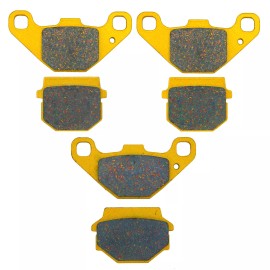 Traild Yamaha YFM Grizzly 300 2012-2013 Ceramic Brake Pad Set Front & Rear
