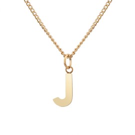 GD GOOD.designs Est. 2015 Women’s Necklace with Letters, 18 ct Gold, Waterproof, Skin-Friendly Chain with A-Z Pendant, Initial Chain, Stainless Steel, No Gemstone