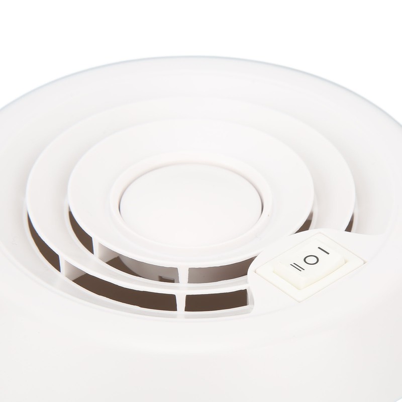 RV Mini Vent Fan White Round Noiseless Compression Resistant Vent