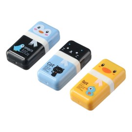 GetCoupon 6 Pcs Cute Pencil Erasers 6 Count & 6 Colors Aesthetic Erasers, Cute Style Roller Rubber Eraser, for Office Pencils Painting Drawing Gift Supplies