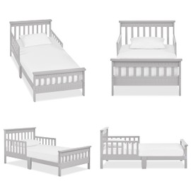 JPMA &Greenguard Gold Certified Dream On Me San-Fran Toddler Bed Made with Sustainable New Zealand Pinewood