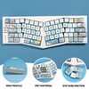 JOLINTAL 74 Keys PBT Keycaps Set Comet MDA Profile Dye