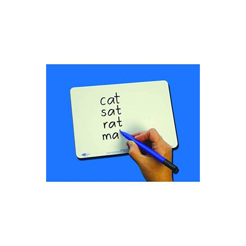 A5 Desktop Pupil Whiteboard with Black Mini Whiteboard Marker Pen