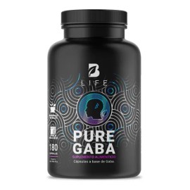B Life Pure GABA – Suplemento Natural para Relajación y Bienestar (180 Cápsulas de 500 mg)