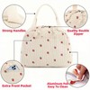 HOLADAWN Corduroy Insulated Lunch Bag for Women, Cute Cooler Lunch