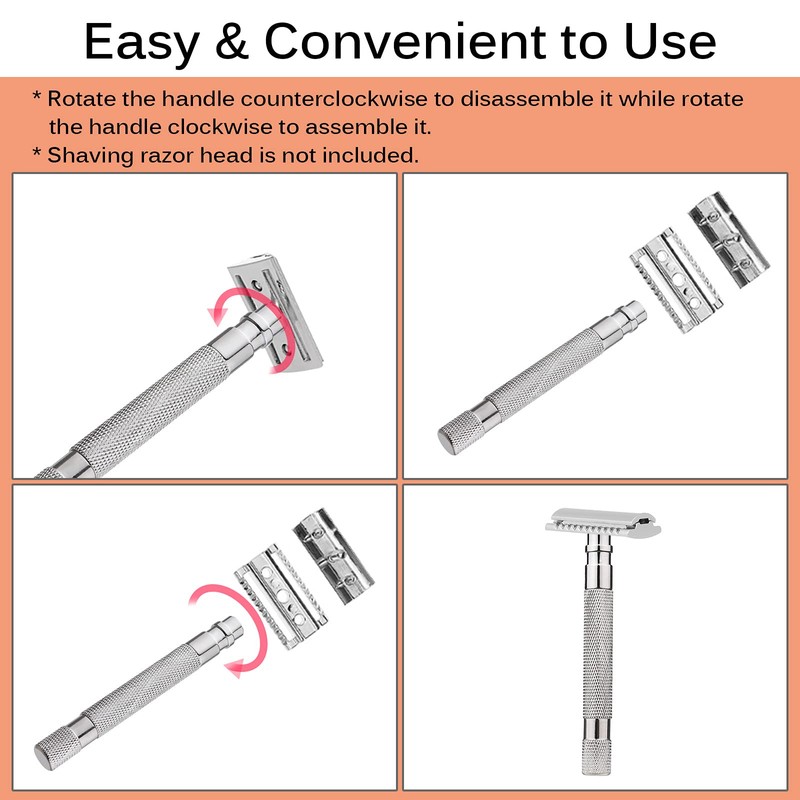 COMETX Shaving Handles for Replacement Razor Handle for Double Edge