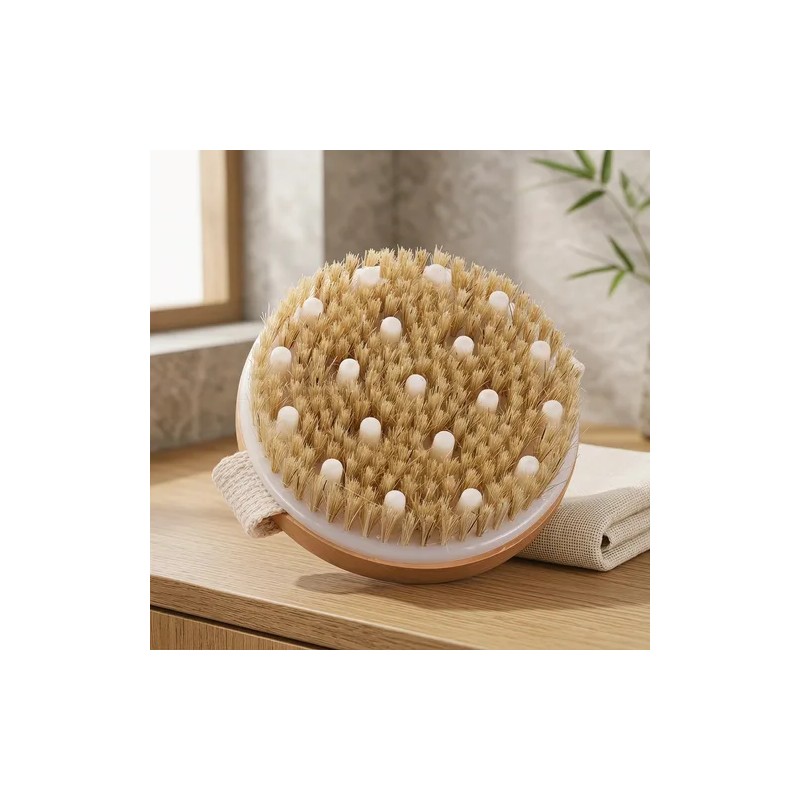 2pzs Cepillo Corporal Exfolia Circulación Quita Piel Muerta
