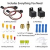 Ronybuy Dual Electric Fan Relay Kit 40 AMP Automotive Relay