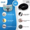 PILCAVE Travel Neck Pillows Adjustable Memory Foam Travel Pillows Chin