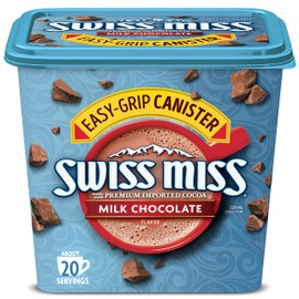 Swiss Miss Milk Chocolate Flavored Hot Cocoa Mix, Hot Cocoa Bar Supplies, 22.23 oz. Canister