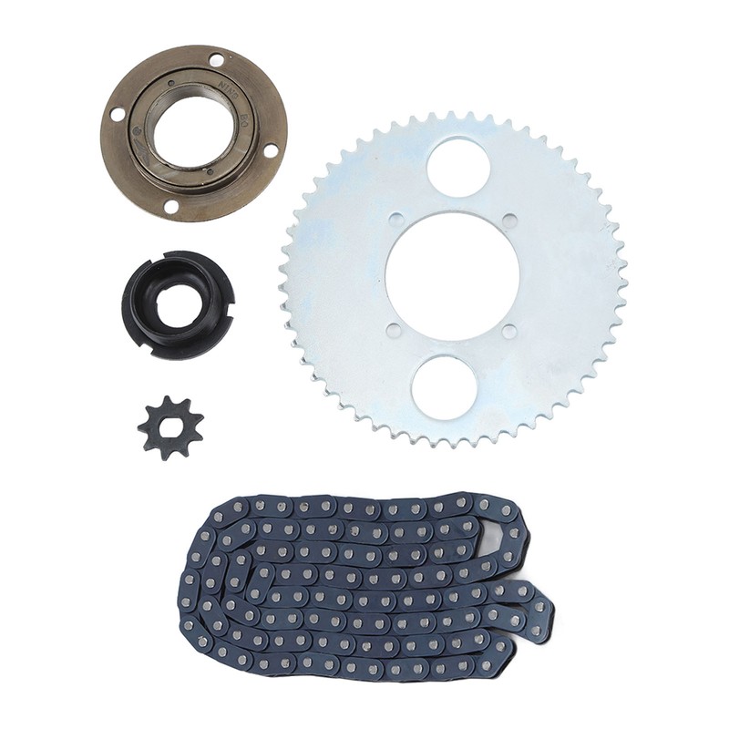 T8F Chain Sprocket Kit Steel 116 Link Drive Chain with