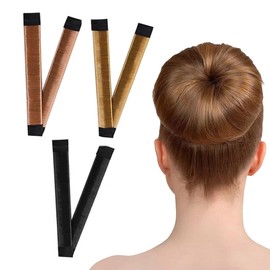 Dutt Maker,3 Stück,Magic Hairstyle Aid Dutt Band für Damen Kinder,Dutt Haarschmuck,Easy Hair Bun Maker,Haar Donut Snap Roll Bun Werkzeug,Braid Halter Werkzeug