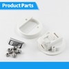 Kyuionty 4 Pack 2 Inch Flush Pull Slam Latch, Plastic