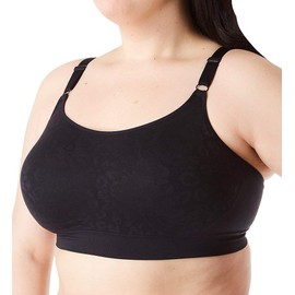 Olga womens Easy Does It Wire-free Contour bras, Rich Black, Large US