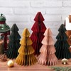 Cinnvoice 5 PCS Paper Christmas Tree Honeycomb Christmas Tree 3D