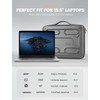 DOMISO 15.6 inch Laptop Sleeve with Handle Shockproof Waterproof EVA
